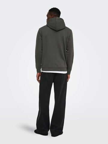 Only & Sons Sweatshirt 'ONSConnor' in Grau