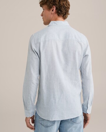 Coupe regular Chemise WE Fashion en bleu