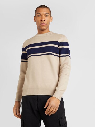 BURTON MENSWEAR LONDON Trui in Beige: voorkant