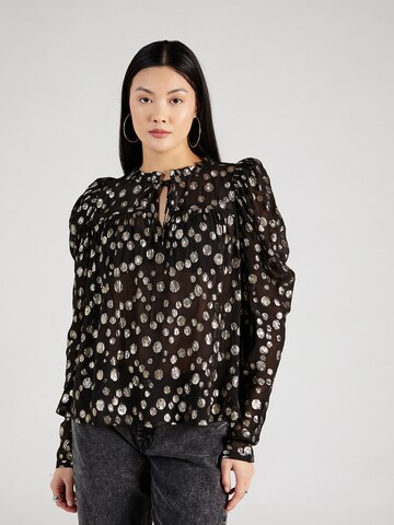 Fabienne Chapot Blouse in Zwart: voorkant