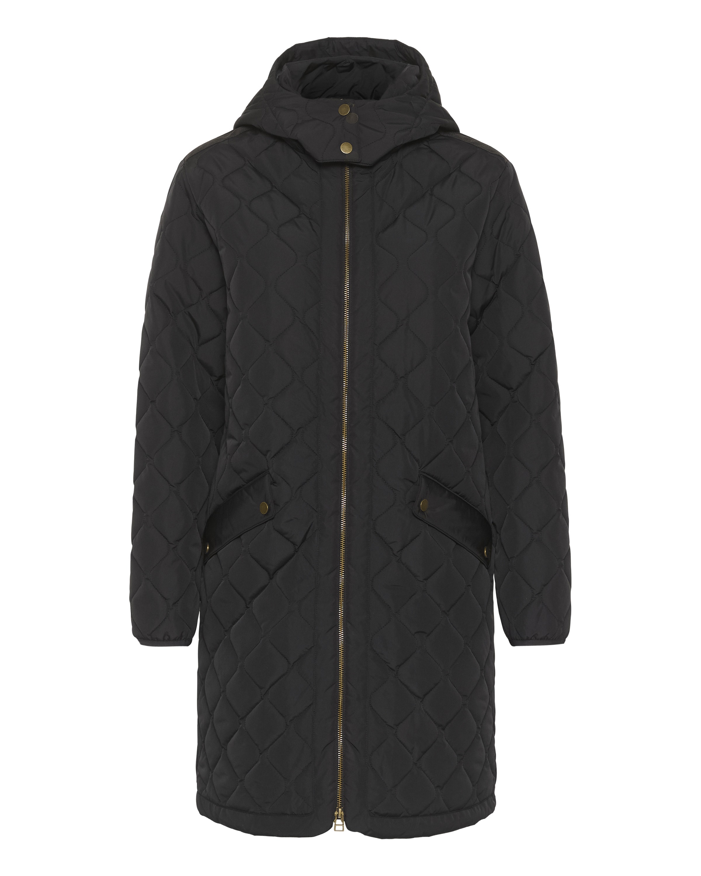 Cream Mantel 'CRArwen' in Schwarz: Vorderseite