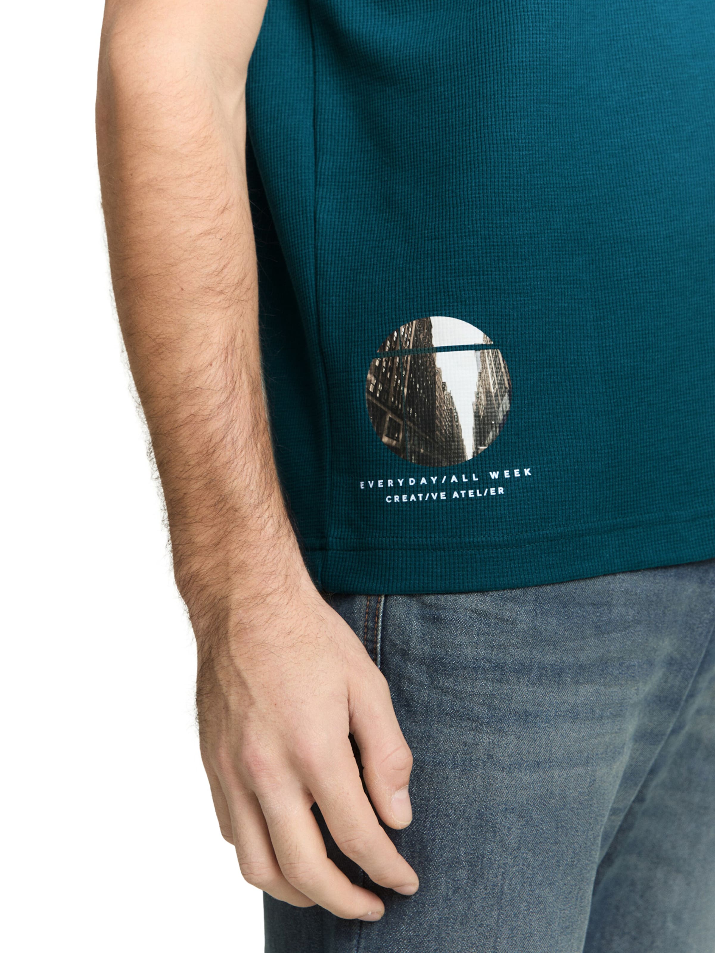 TOM TAILOR - Camiseta en verde