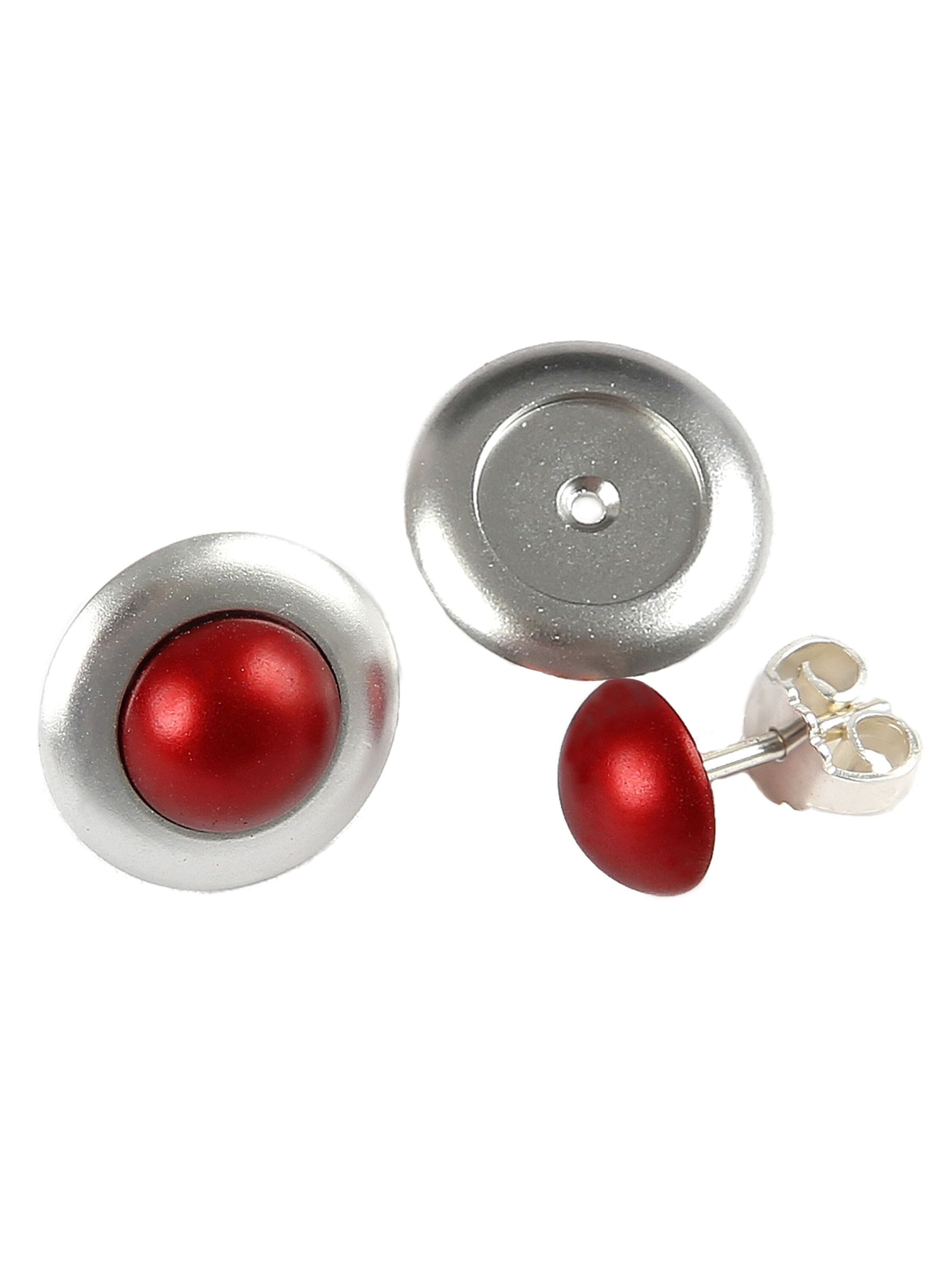 DeMarie Earrings in Red: front