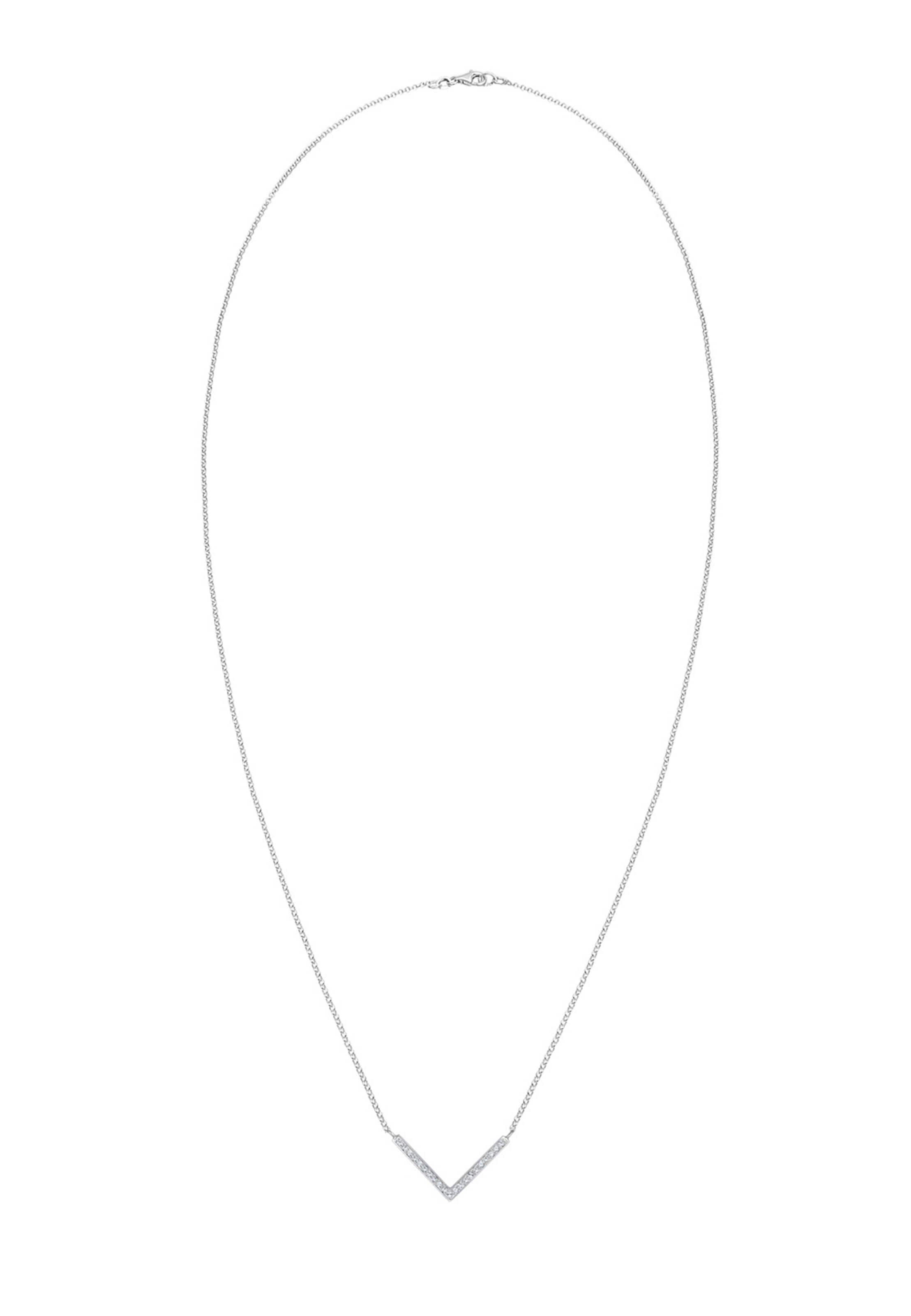 ELLI Ketting in Zilver: voorkant