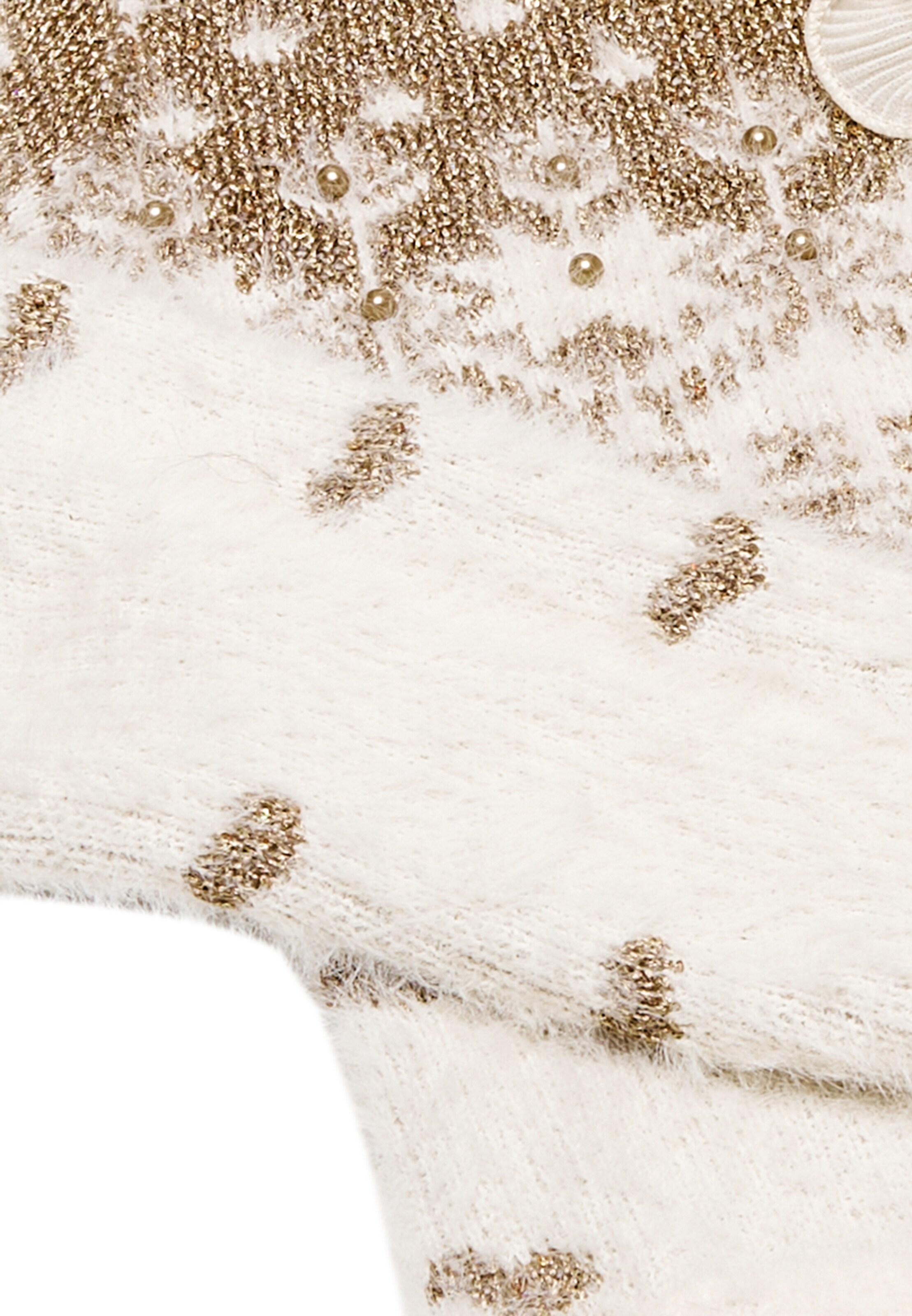 faina Πλεκτή ζακέτα σε λευκό