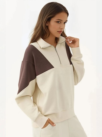Sweat-shirt Hiccup en blanc