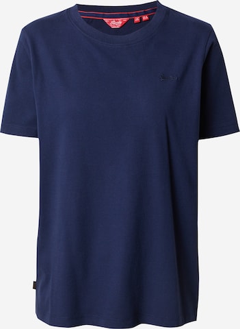 T-shirt Superdry en bleu : devant