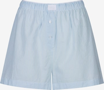 Pantalon 'Cotton Stripes' Mey en bleu : devant