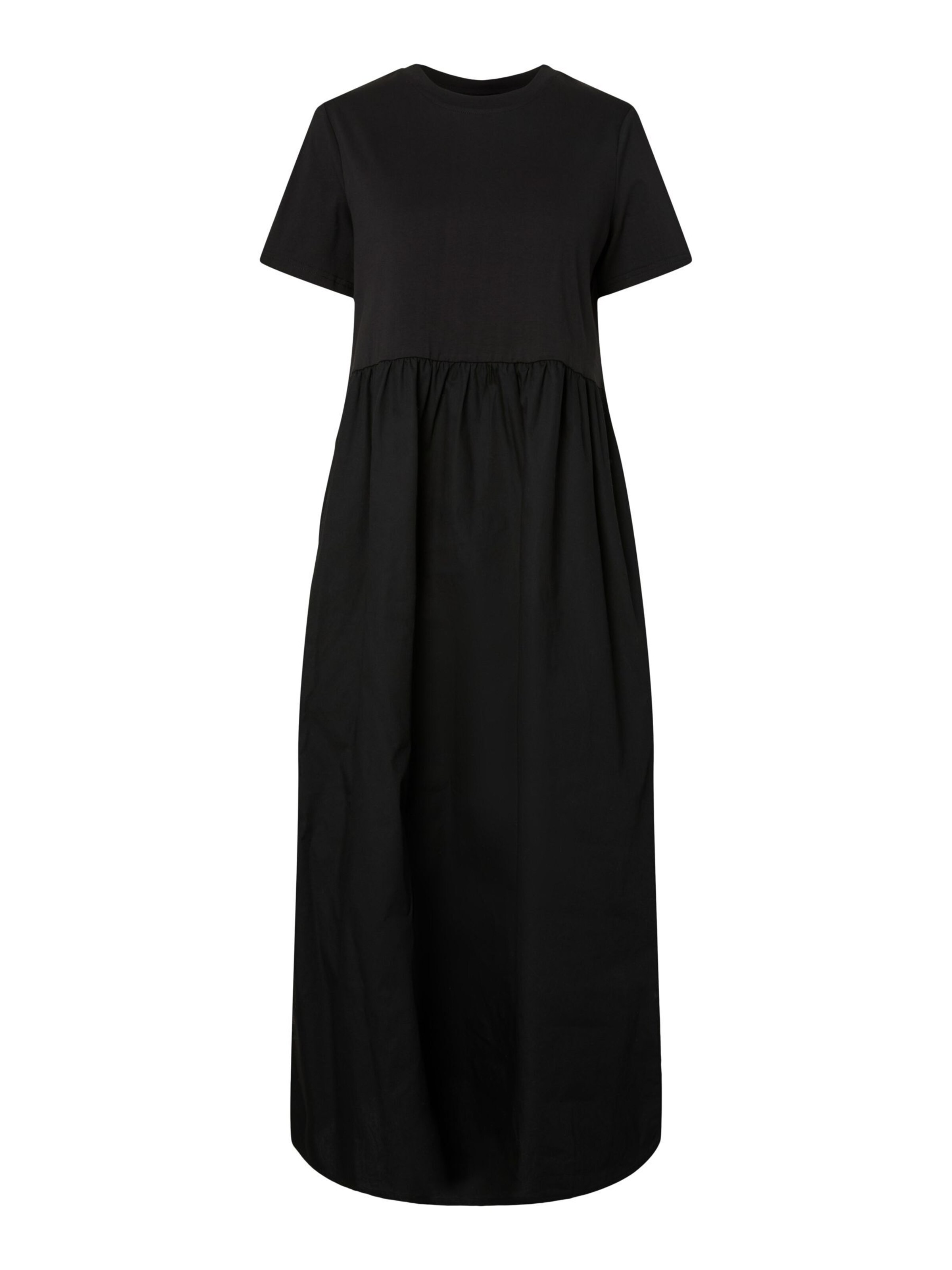 PIECES Jurk 'PCBikka' in Zwart: voorkant