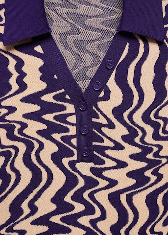 MANGO Sweater 'loko' in Purple