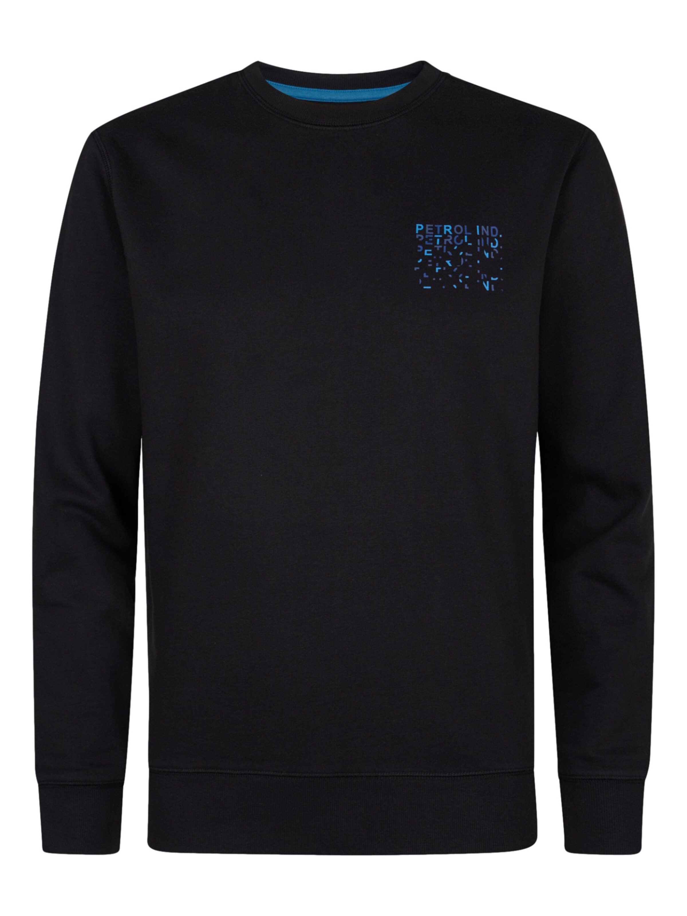 Petrol Industries Sweatshirt in Zwart: voorkant