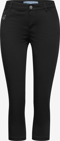 STREET ONE Slim fit Jeans in Black: front