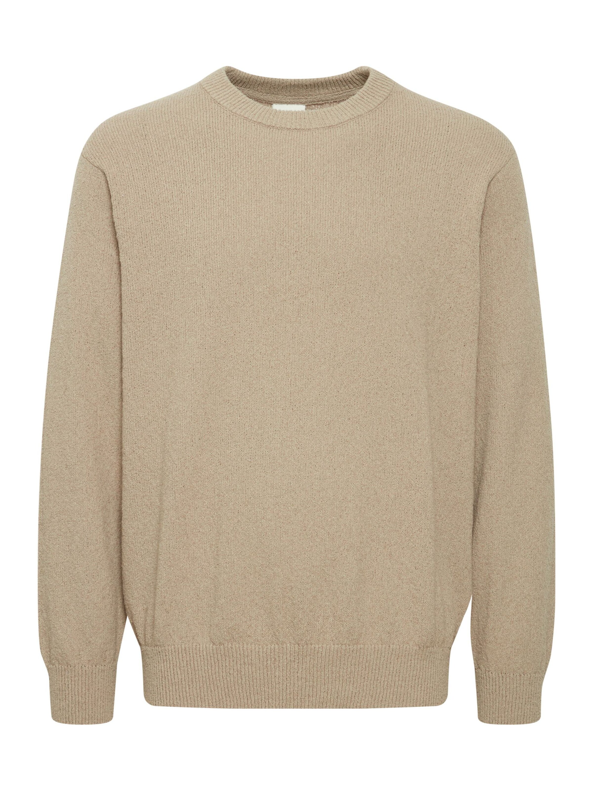 !Solid Trui 'Ike' in Beige: voorkant