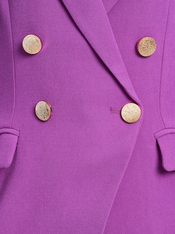 Tussah Blazer 'AMBER' in Purple