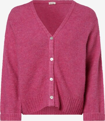 AMERICAN VINTAGE Knit Cardigan ' East ' in Pink: front