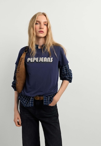 Maglietta 'Baylee' di Pepe Jeans in blu: frontale