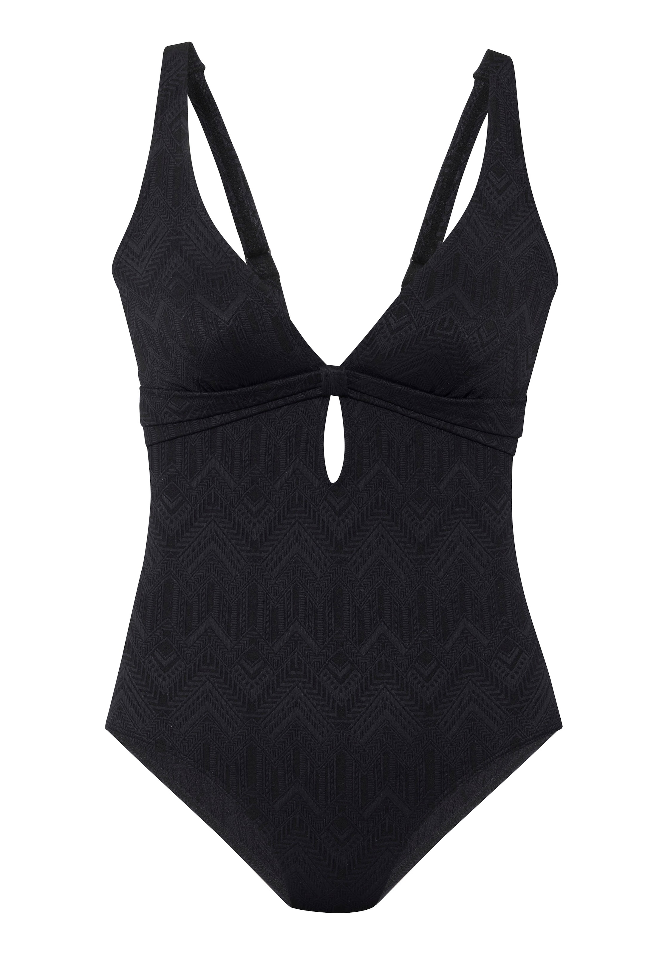 Maillot de bain BUFFALO en noir : devant