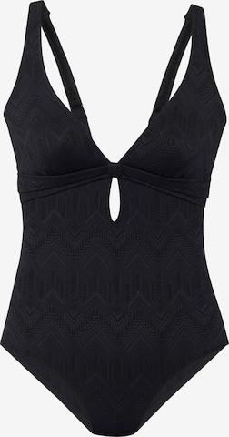 Maillot de bain BUFFALO en noir : devant