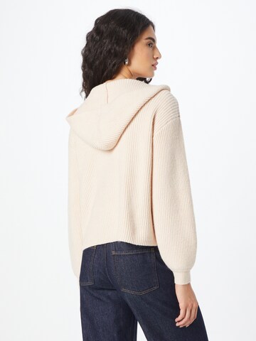ABOUT YOU Knit cardigan 'Nina' in Beige