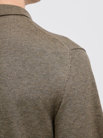 Casual Friday Strickoberteil 'CFBells' in Braun