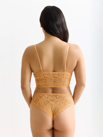 Erlich Textil - Tanga 'Iconic Lace' em laranja