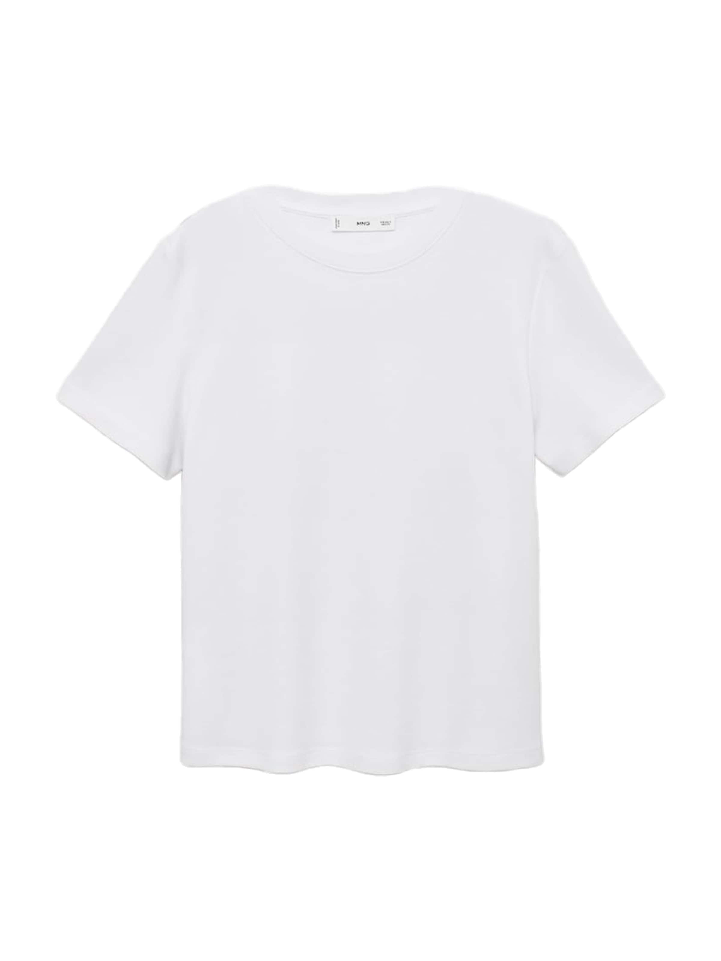 MANGO T-shirt 'RITA' i vit: framsida