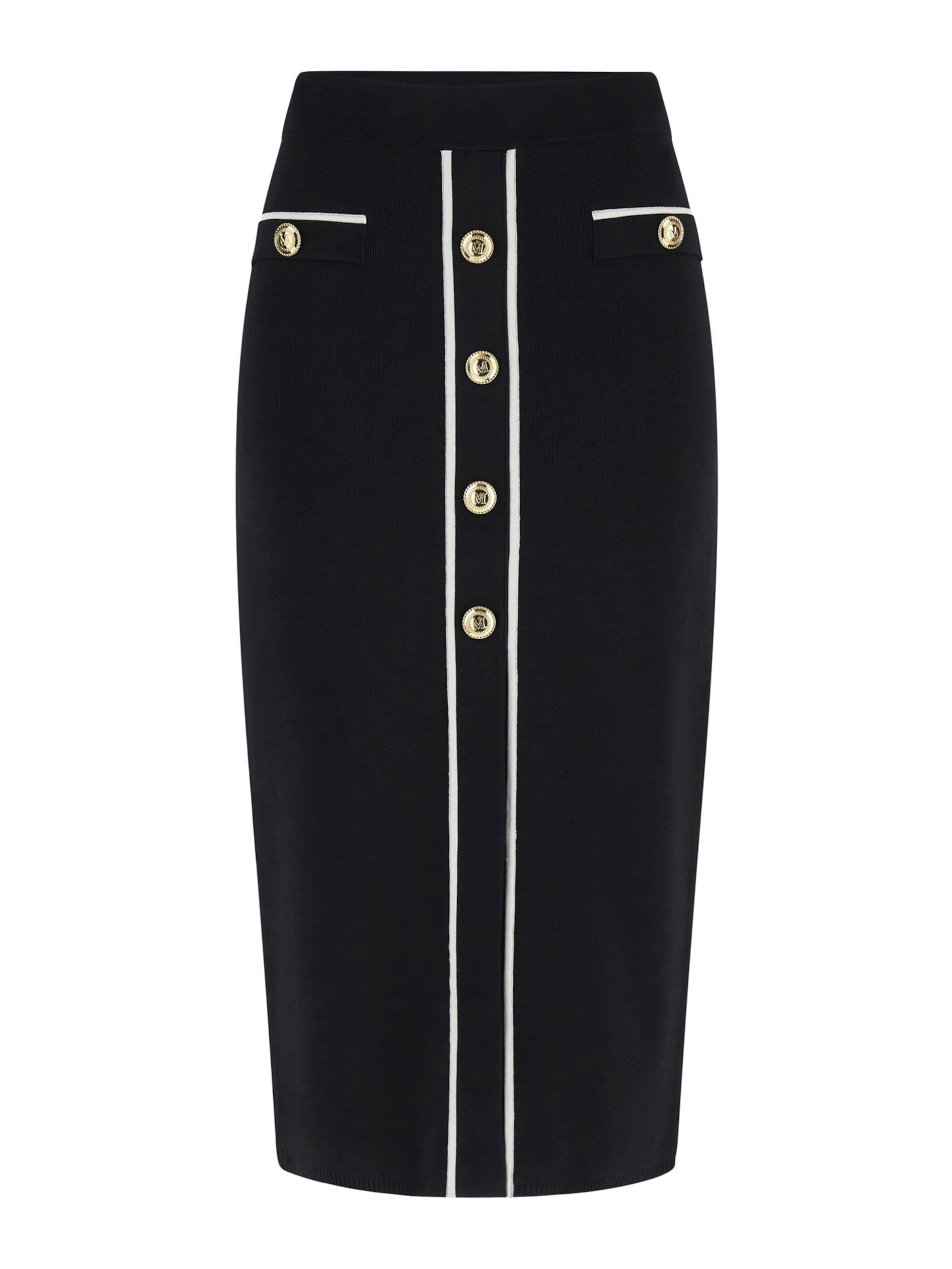 melns GUESS by Marciano Svārki 'NOEMI': no priekšpuses