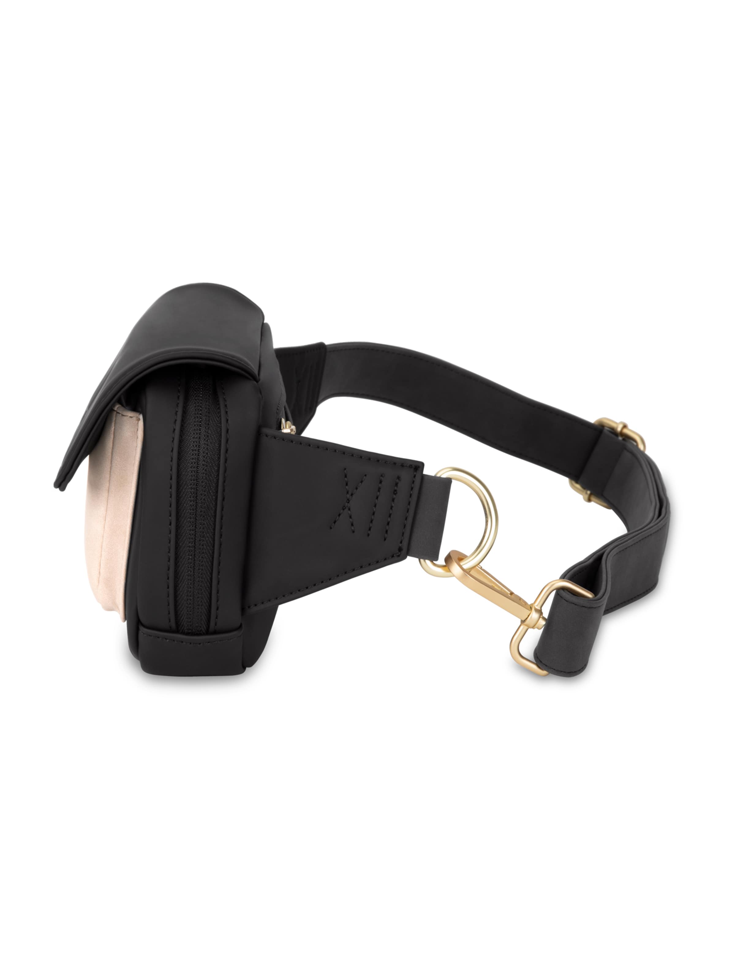 Kapten & Son Torba na pasek 'Visby Cream Black' w kolorze czarny