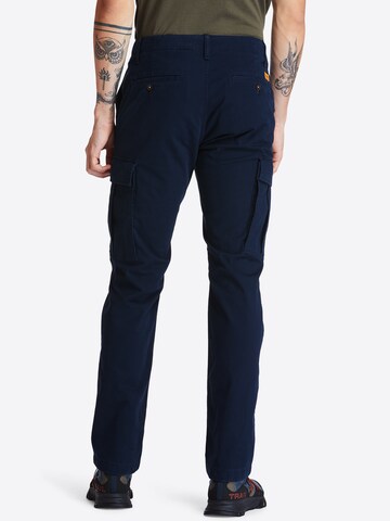 TIMBERLAND Regular Cargohose in Blau