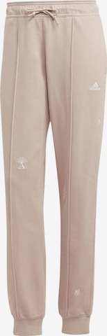 Regular Pantalon de sport ADIDAS SPORTSWEAR en beige : devant
