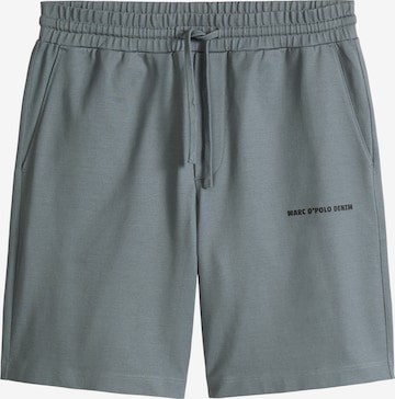 Marc O'Polo DENIM Loosefit Broek in Blauw: voorkant