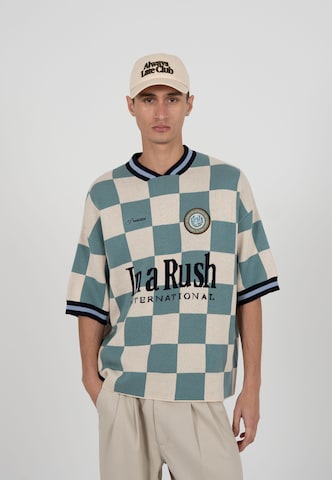 Pullover 'Victory' di Prohibited in verde: frontale