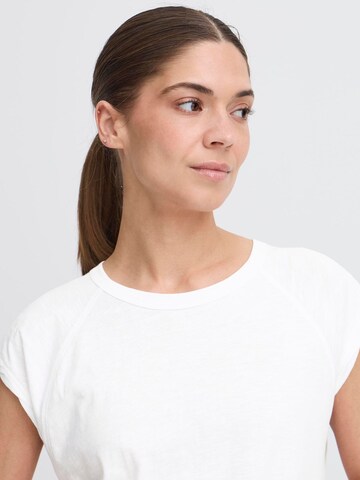 PULZ Jeans T-Shirt ' PZViktoria' in Weiß