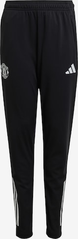 ADIDAS PERFORMANCE Sports trousers 'Manchester United Tiro 25 Competition' in Black: front