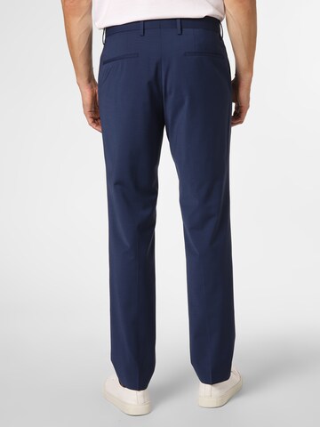 BOSS Slimfit Pantalon 'Genius' in Blauw