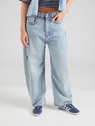 Baggy Jean 'BARREL' rag & bone en bleu : devant