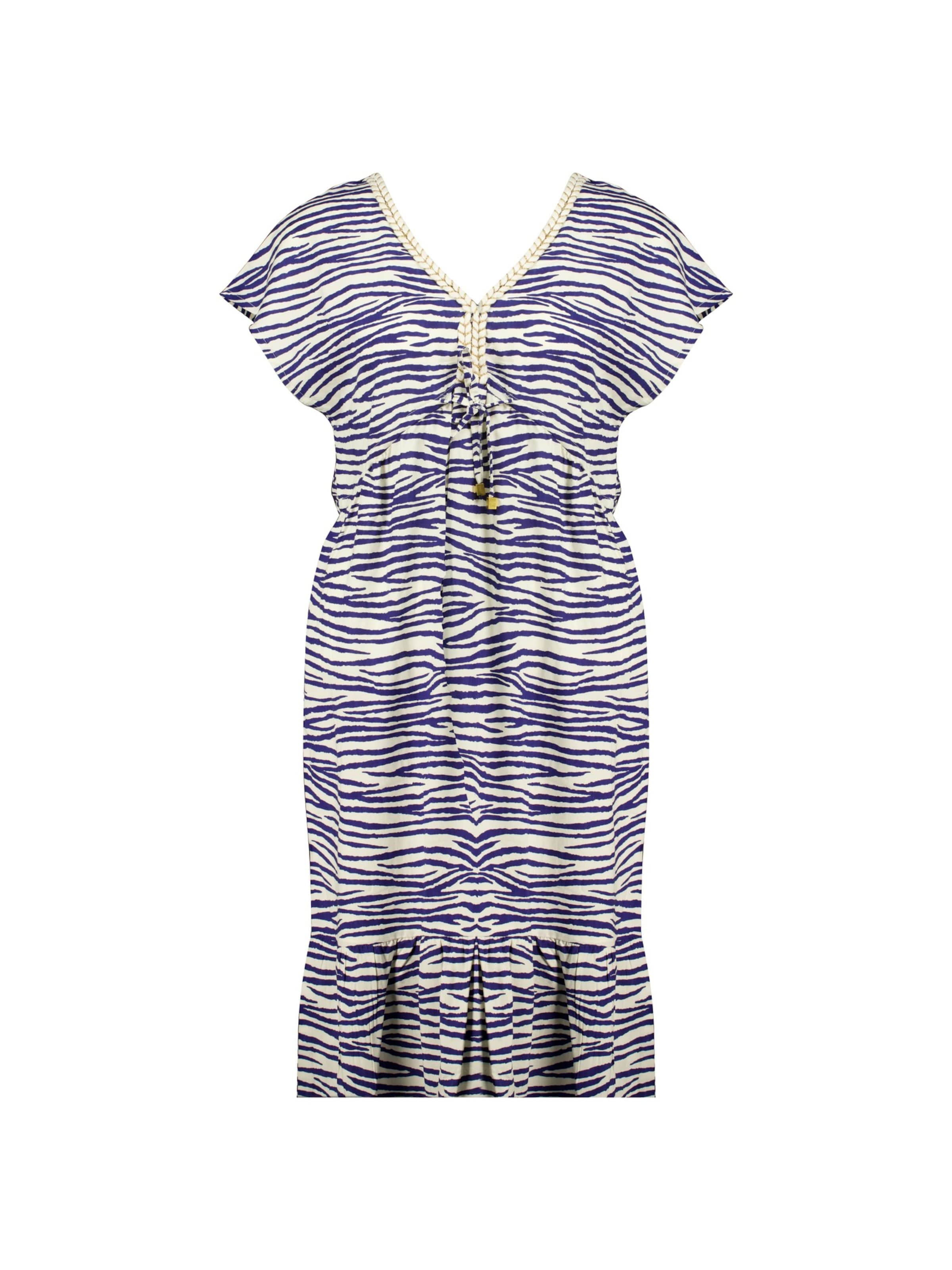 Deeluxe Jurk 'Marcia' in Blauw: voorkant