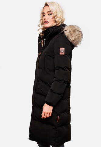 Manteau d’hiver 'Schneesternchen' MARIKOO en noir