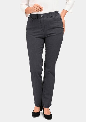 Goldner Regular Jeans 'Martha' in Grau: Vorderseite