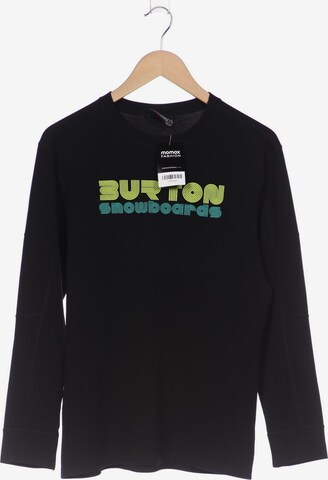 BURTON Sweatshirt & Zip-Up Hoodie in M in Black: front