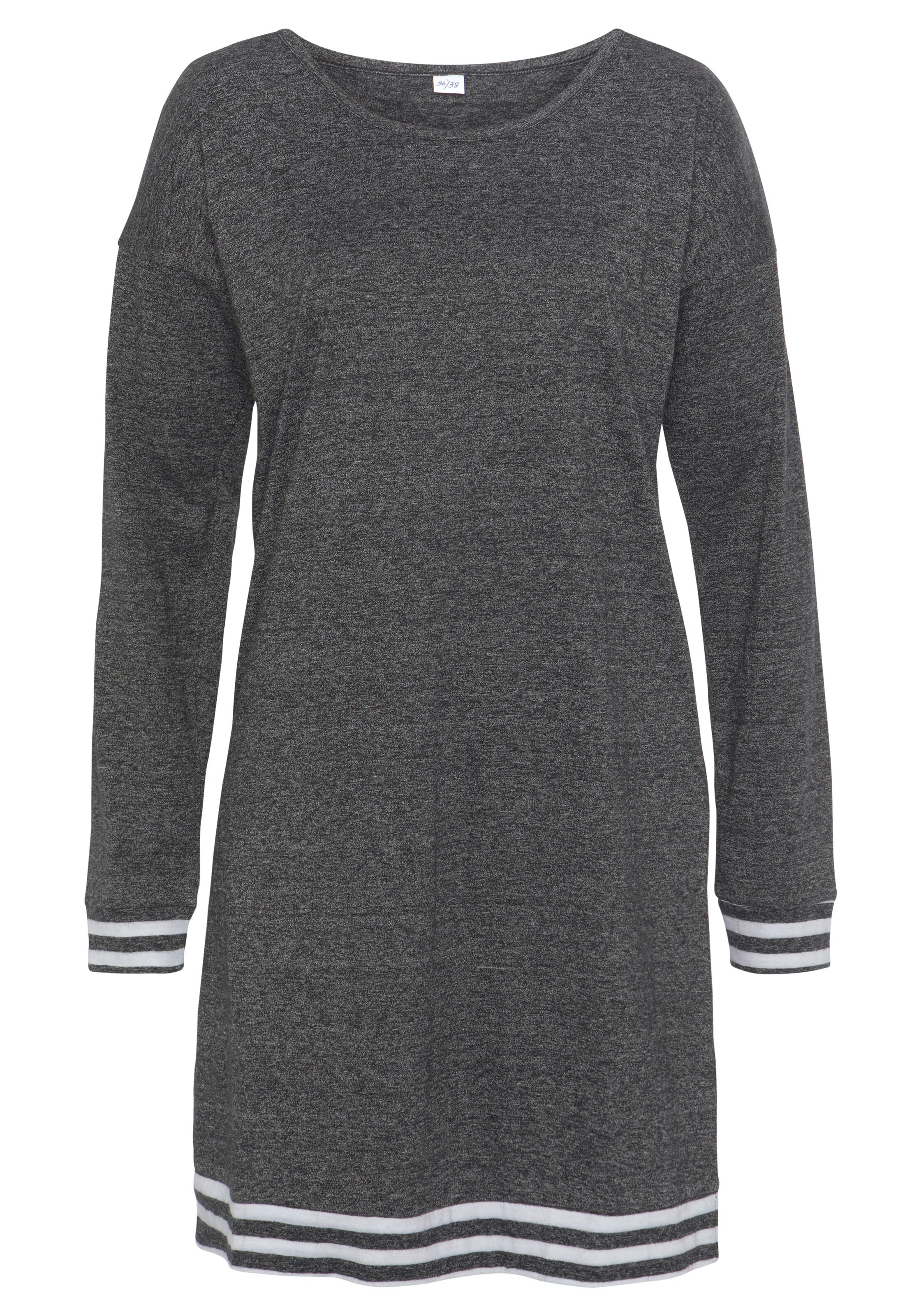 VIVANCE Nachthemd in Grau: Vorderseite