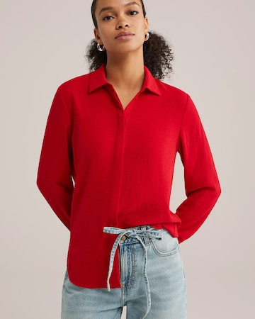 Camicia da donna di WE Fashion in rosso: frontale