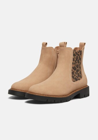 s.Oliver Chelsea boots in Bruin