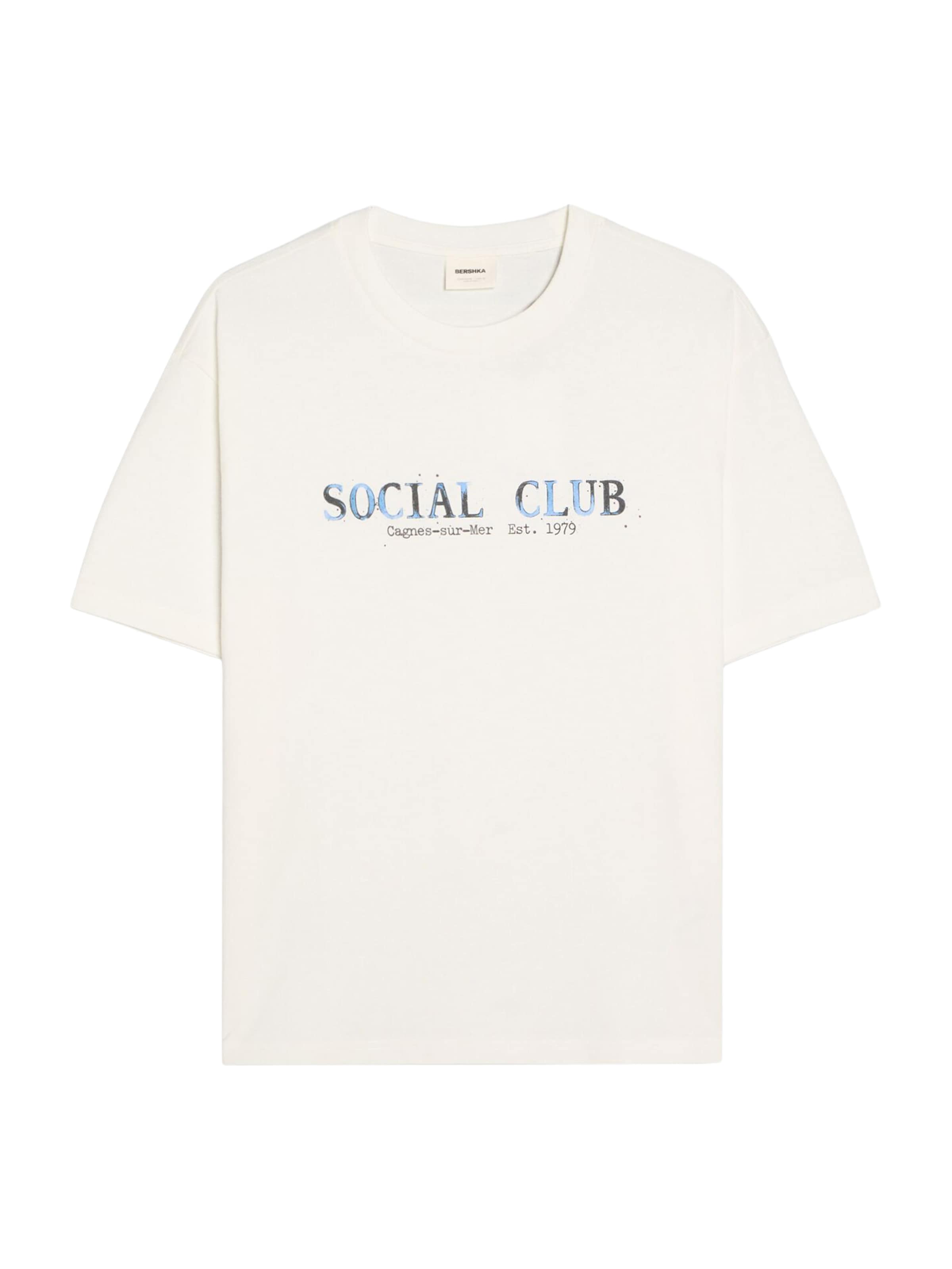Bershka Shirt in White: front
