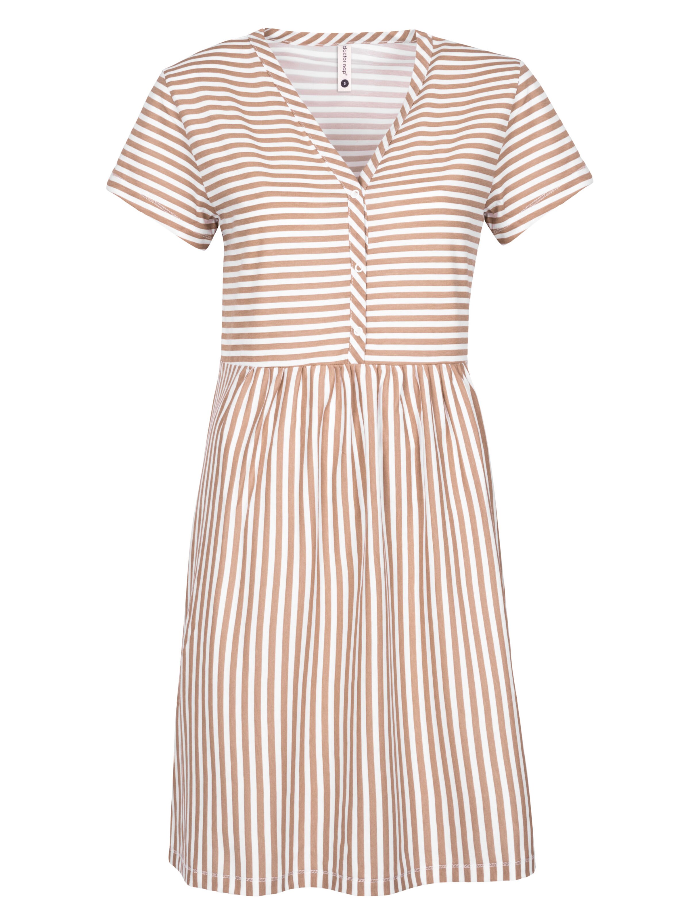 Doctor nap Nachthemd 'Doctor Nap' in Beige: Vorderseite