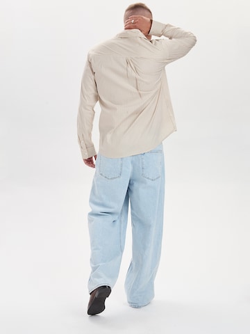 Dxnmxrk - Perna larga Calças de ganga 'DXHarald Wide Fit Jeans Light Blue' em azul