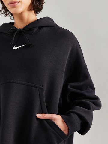 Nike Sportswear Sweatshirt 'Phoenix Fleece' in Schwarz