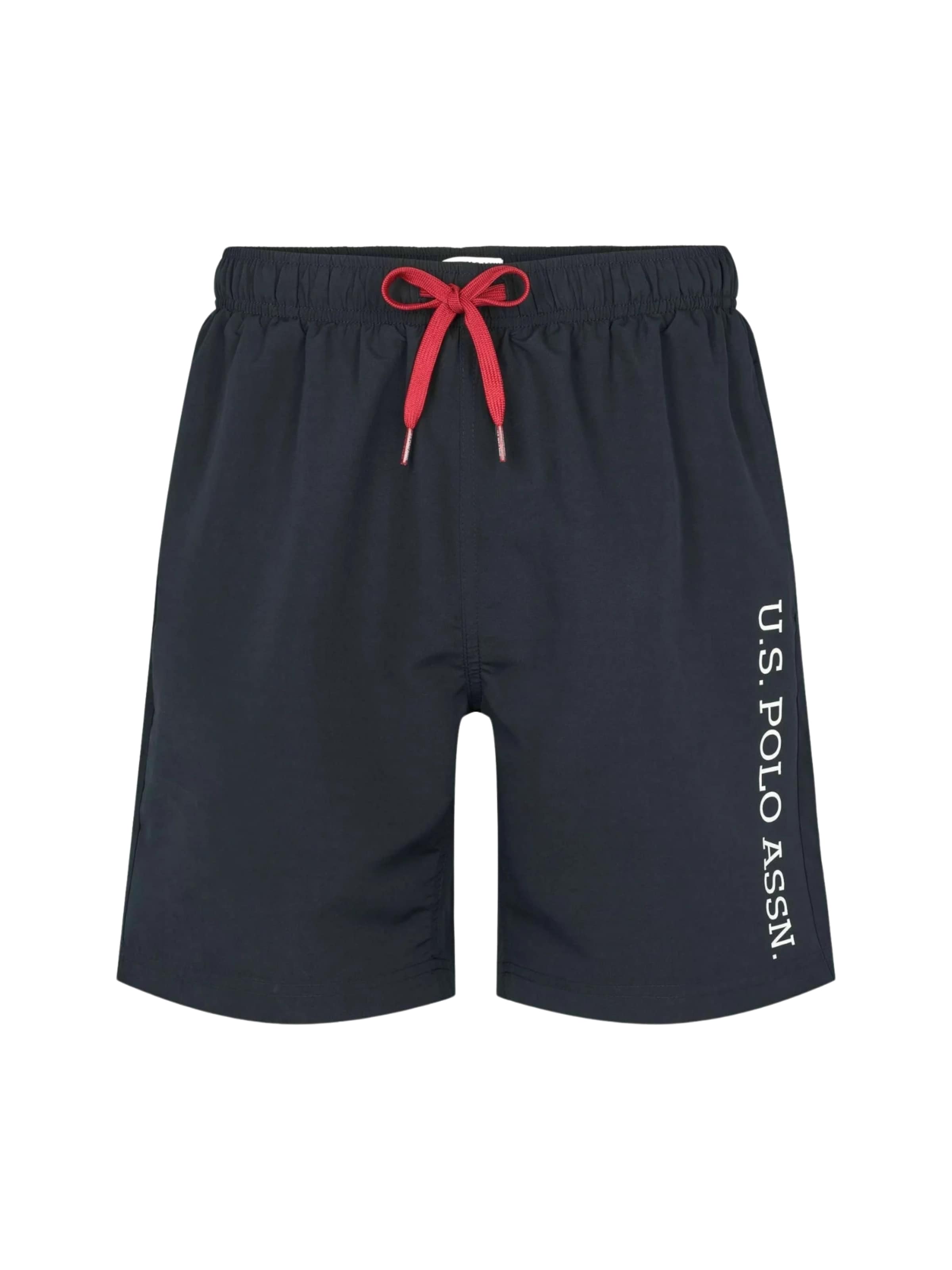 U.S. POLO ASSN. Zwemshorts ' Casey ' in Blauw: voorkant