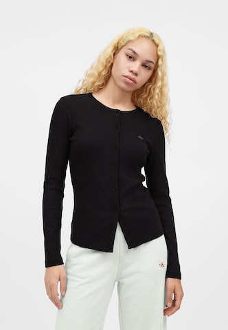 Giacchetta di Calvin Klein Jeans in nero: frontale