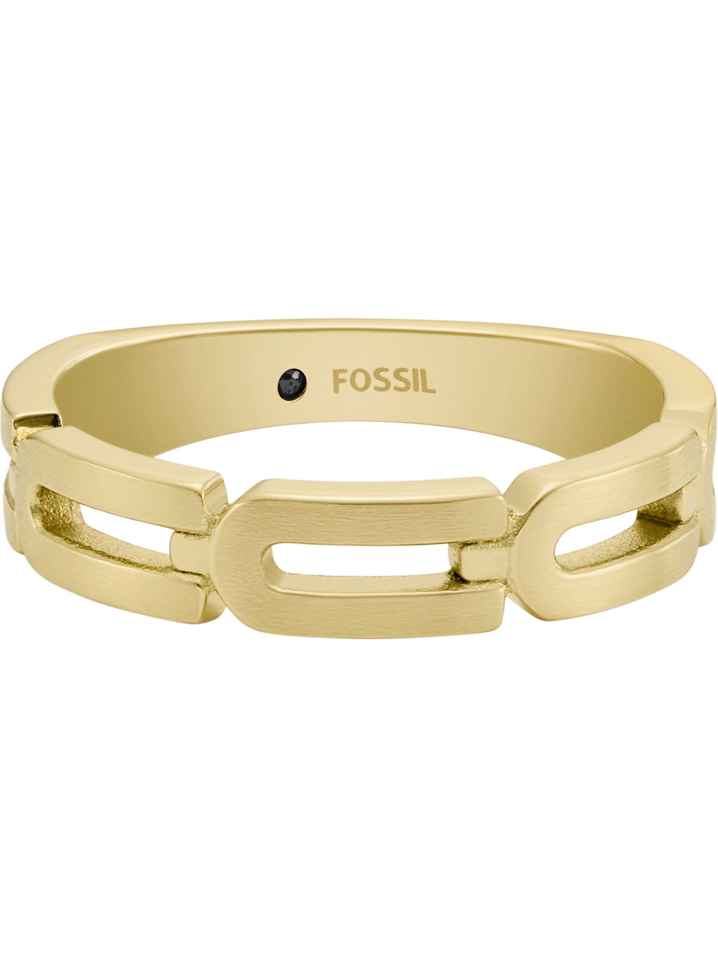 FOSSIL Ring in Gold: front